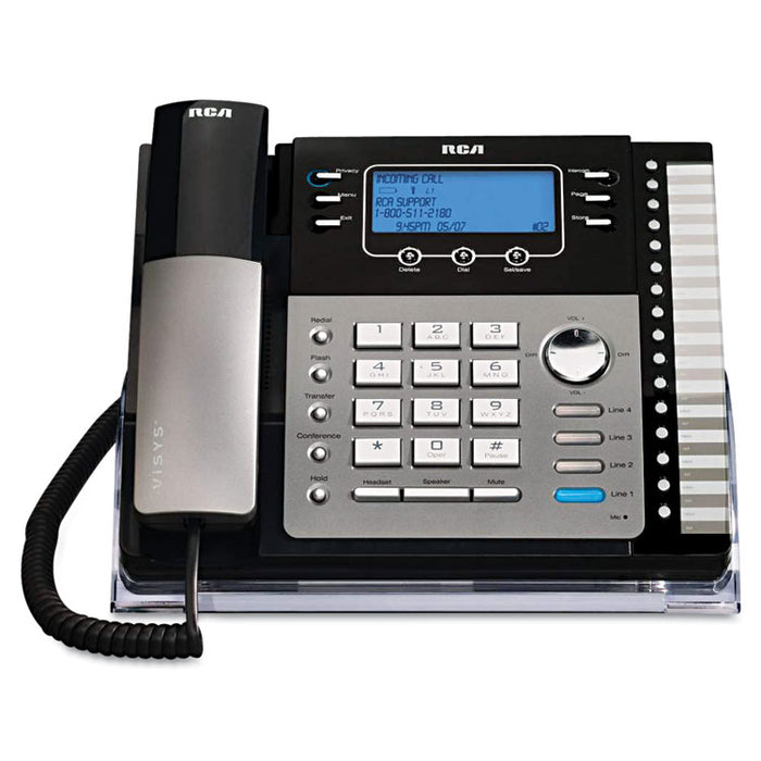 ViSYS 25424RE1 Four-Line Phone with Caller ID