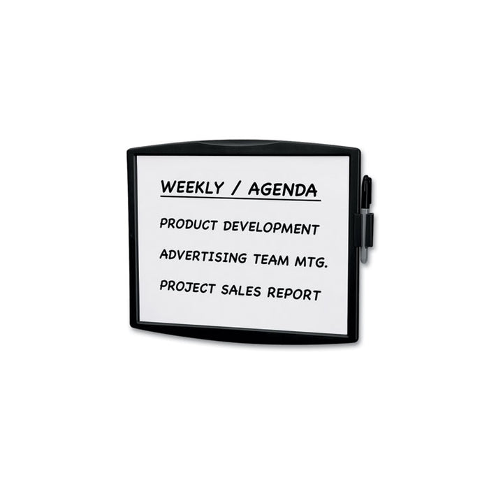 Partition Additions Dry Erase Board, 15.38 x 13.25, Dark Graphite Frame