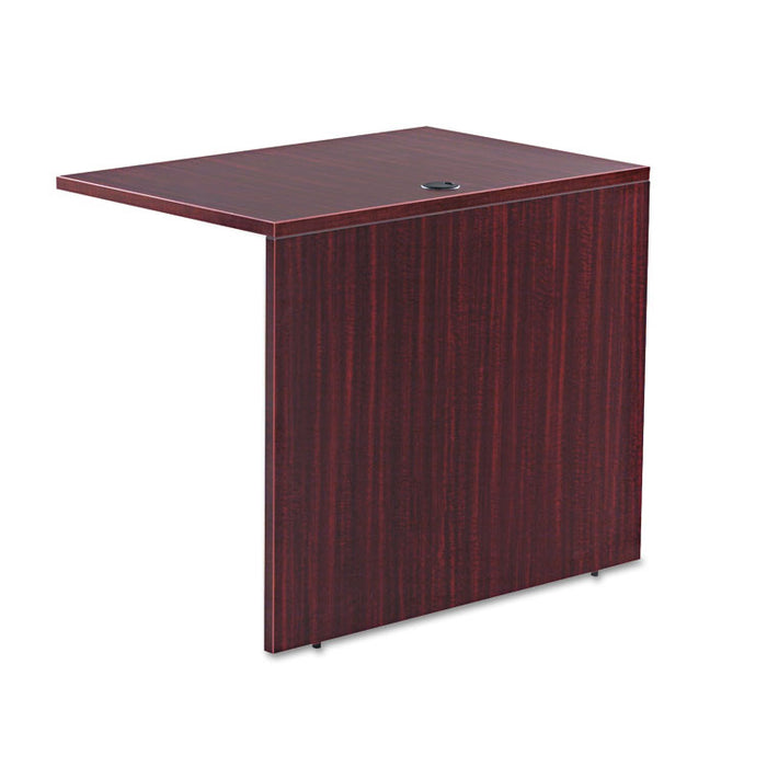 Alera Valencia Series Reversible Return/Bridge Shell, 35w x 23 5/8d x 29 1/2h, Mahogany