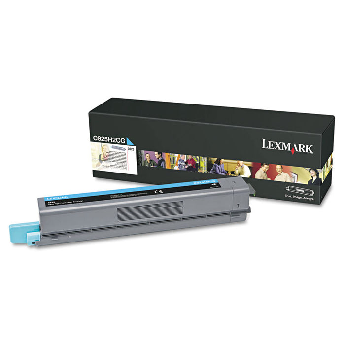 C925H2CG High-Yield Toner, 7500 Page-Yield, Cyan