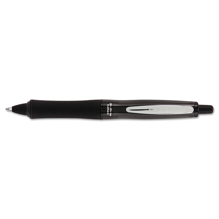 Dr. Grip FullBlack Advanced Ink Ballpoint Pen, Retractable, Medium 1 mm, Black Ink, Black Barrel