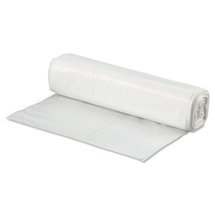 High-Density Can Liners, 33 gal, 9 microns, 33" x 39", Natural, 500/Carton