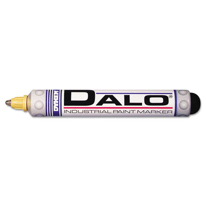 DALO Industrial Paint Marker Pens, Medium Bullet Tip, Yellow
