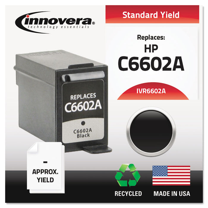 Remanufactured C6602A (C6602A) Ink, Black