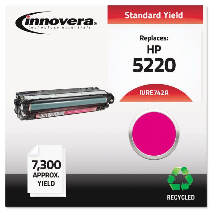 Remanufactured Magenta Toner, Replacement for 307A (CE743A), 7,300 Page-Yield