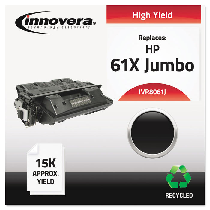 Remanufactured Black Extra High-Yield Toner Cartridge, Replacement for HP 61XJ (C8061X(J)), 15,000 Page-Yield