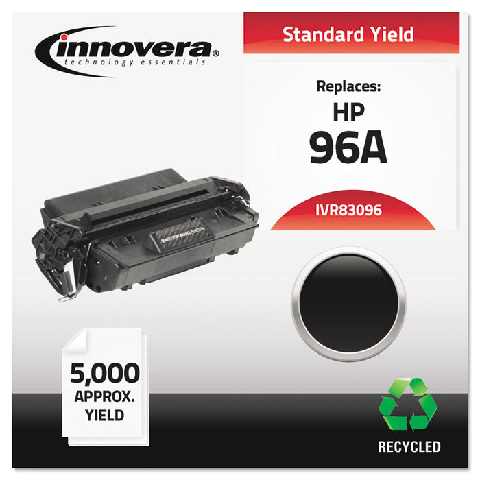 Remanufactured Black Toner, Replacement for 96A (C4096A), 5,000 Page-Yield