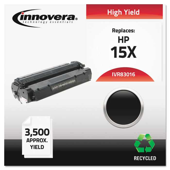 Remanufactured Black High-Yield Toner, Replacement for 15X (C7115X), 3,500 Page-Yield