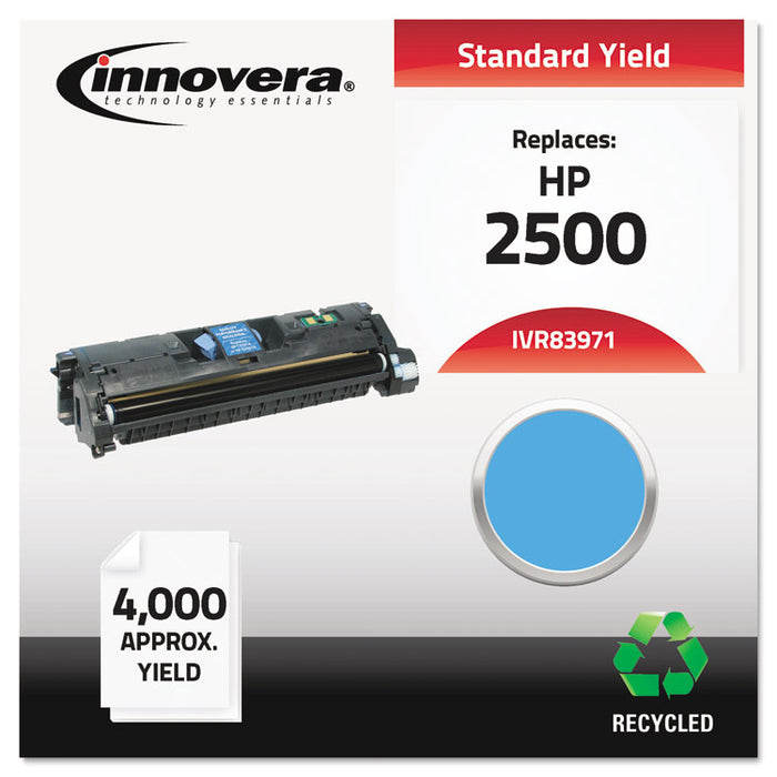 Remanufactured Cyan Toner Cartridge, Replacement for HP 123A (Q3971A), 4,000 Page-Yield