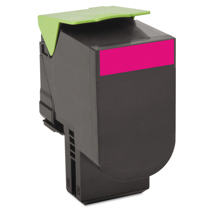 80C1XM0 Return Program Toner, 4000 Page-Yield, Magenta