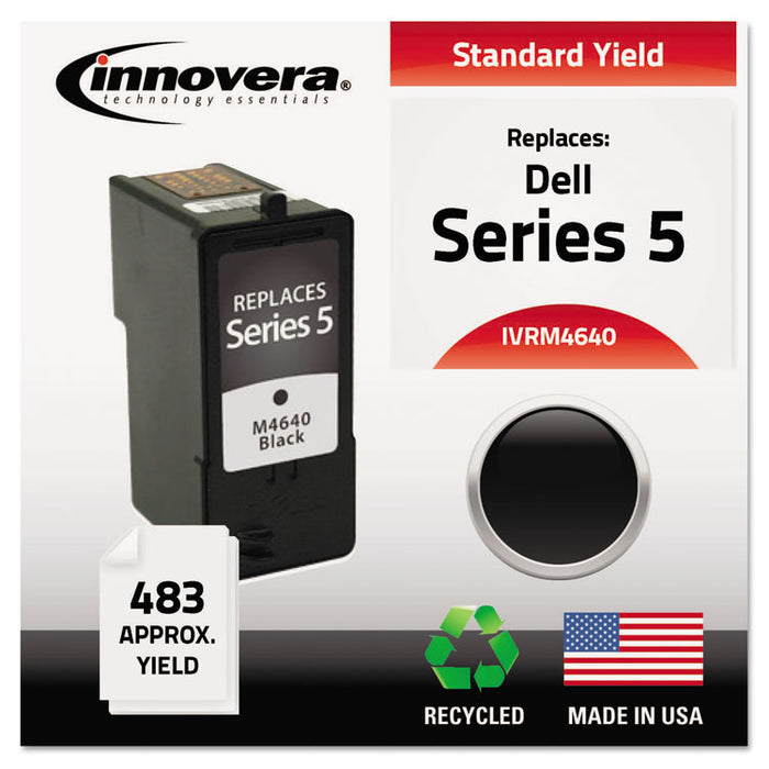 Remanufactured Black High-Yield Ink, Replacement for Series 5 (M4640), 483 Page-Yield