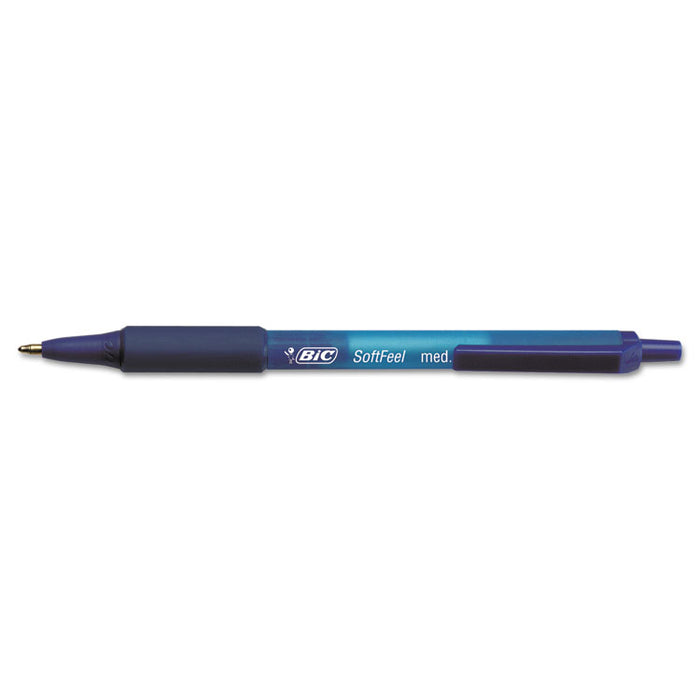 Soft Feel Retractable Ballpoint Pen, 1mm, Assorted Ink/Barrel, 36/Pack