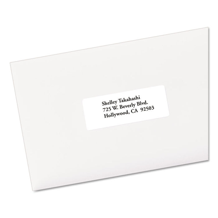 EcoFriendly Mailing Labels, Inkjet/Laser Printers, 1 x 2.63, White, 30/Sheet, 250 Sheets/Box