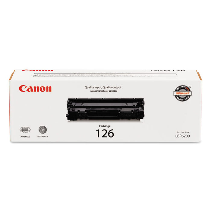 3483B001 (126) Toner, 2,100 Page-Yield, Black