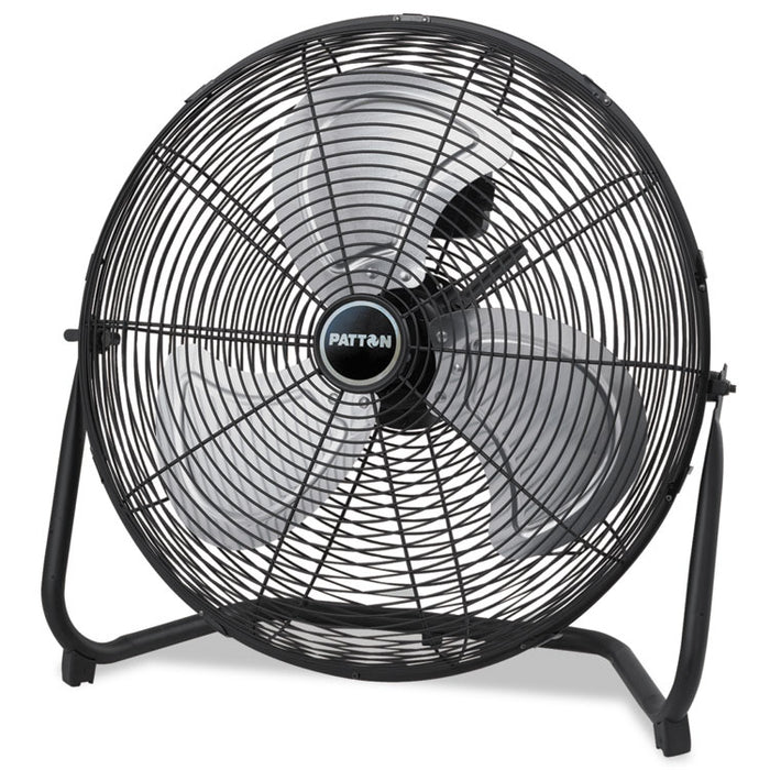 High Velocity Fan, Three-Speed, Black, 24 1/2"W x 8 5/8"H