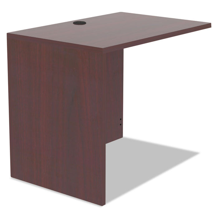 Alera Valencia Series Reversible Return/Bridge Shell, 35w x 23 5/8d x 29 1/2h, Mahogany