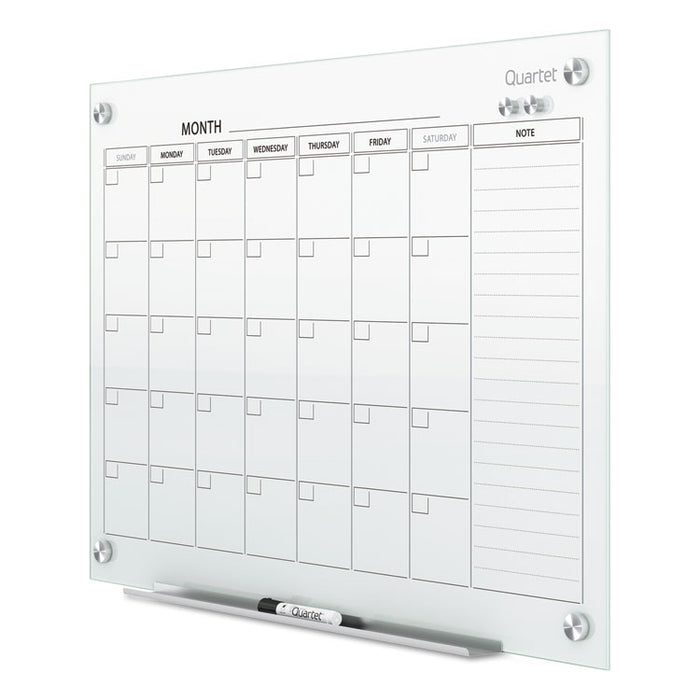 Infinity Magnetic Glass Calendar Board, 36 x 24