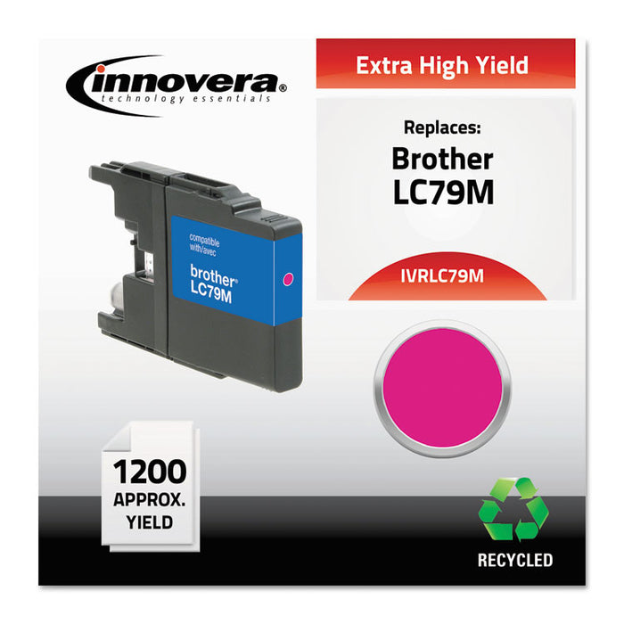 Remanufactured Magenta Extra High-Yield Ink, Replacement for LC79M, 1,200 Page-Yield