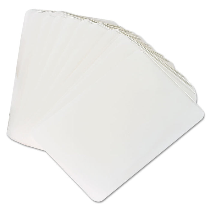 Laminating Pouches, 5 mil, 2.13" x 3.38", Matte Clear, 25/Pack