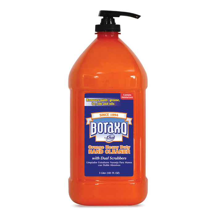 Orange Heavy Duty Hand Cleaner, 3 L Pump Bottle, 4/Carton