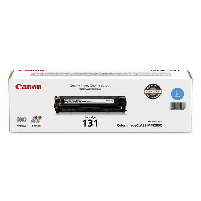 6271B001 (CRG-131) Toner, 1,500 Page-Yield, Cyan