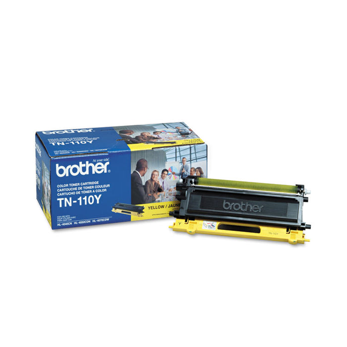 TN110Y Toner, 1,500 Page-Yield, Yellow