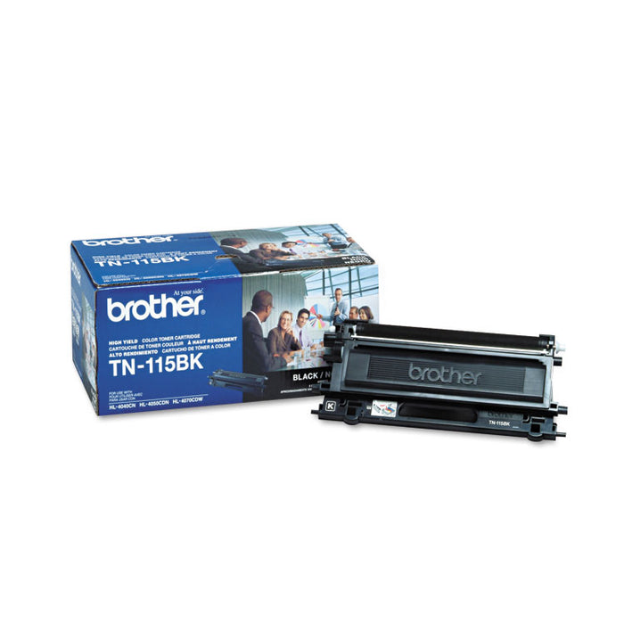 TN115BK High-Yield Toner, 5,000 Page-Yield, Black