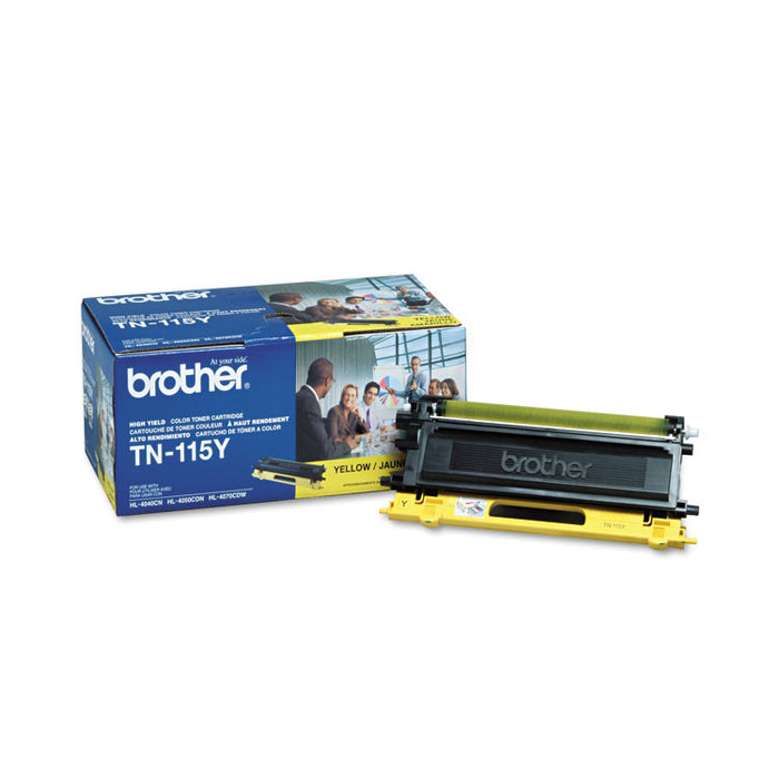 TN115Y High-Yield Toner, 4000 Page-Yield, Yellow