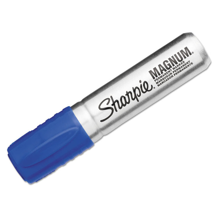 Magnum Permanent Marker, Broad Chisel Tip, Blue