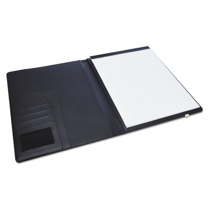 Padfolio, 8 1/2 x 11, Vinyl, Black