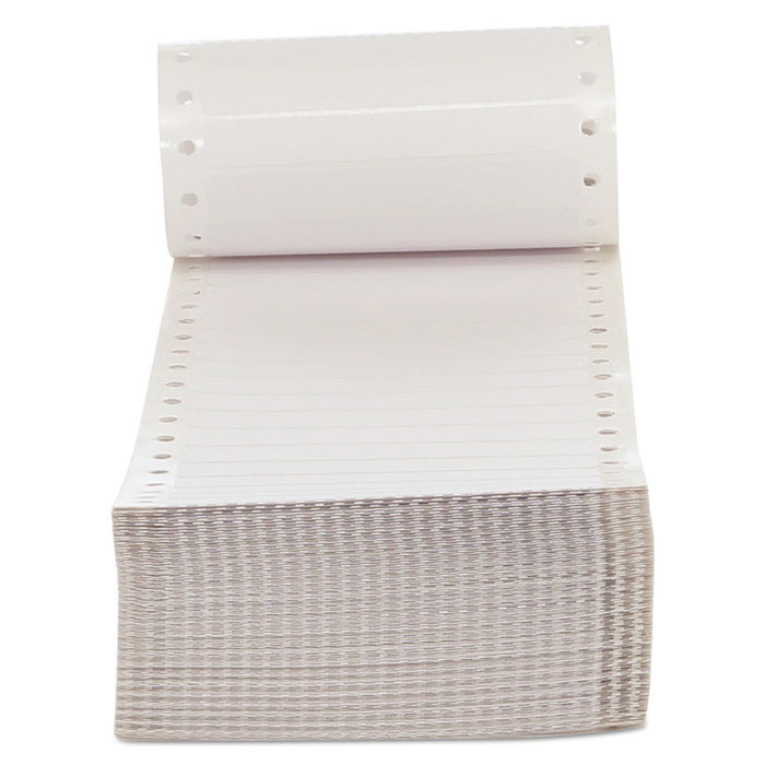 Dot Matrix Printer Labels, Dot Matrix Printers, 0.44 x 3.5, White, 5,000/Box