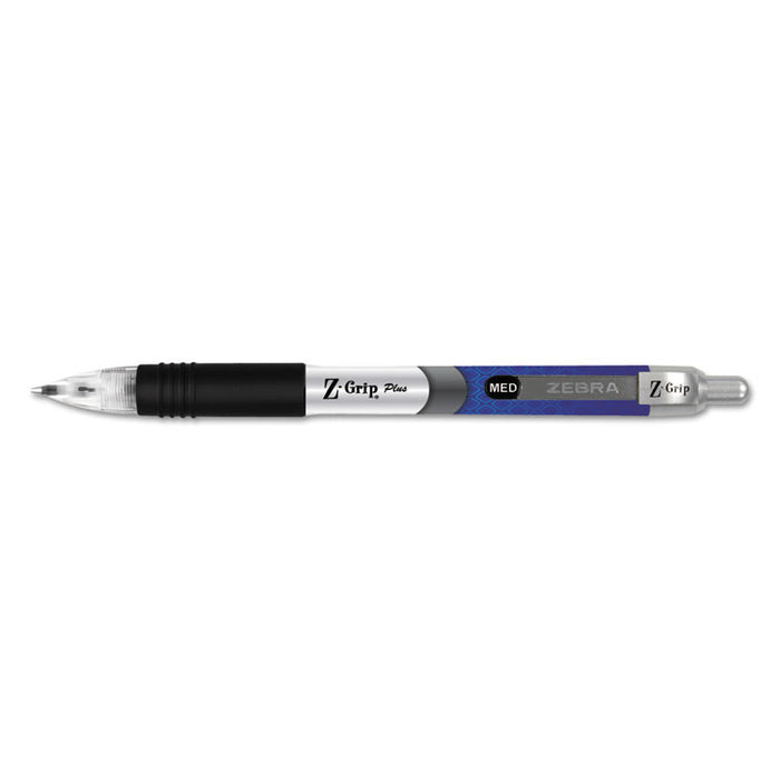 ECO Jimnie Clip Retractable Ballpoint Pen, 1mm, Black Ink, Translucent Barrel, Dozen