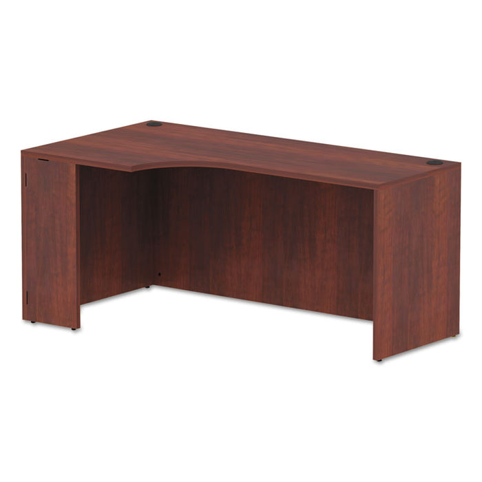 Alera Valencia Corner Credenza Shells, 65w x 35.38d x 29.5h, Left, Medium Cherry