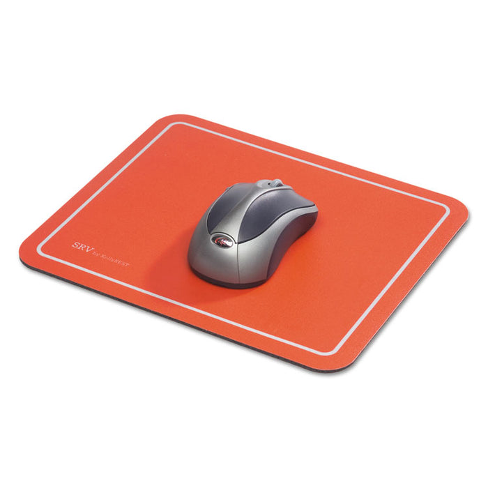 Optical Mouse Pad, 9 x 7.75, Red