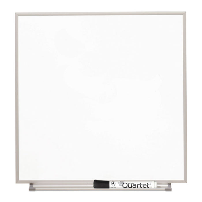 Matrix Magnetic Boards, Painted Steel, 16 x 16, White, Aluminum Frame