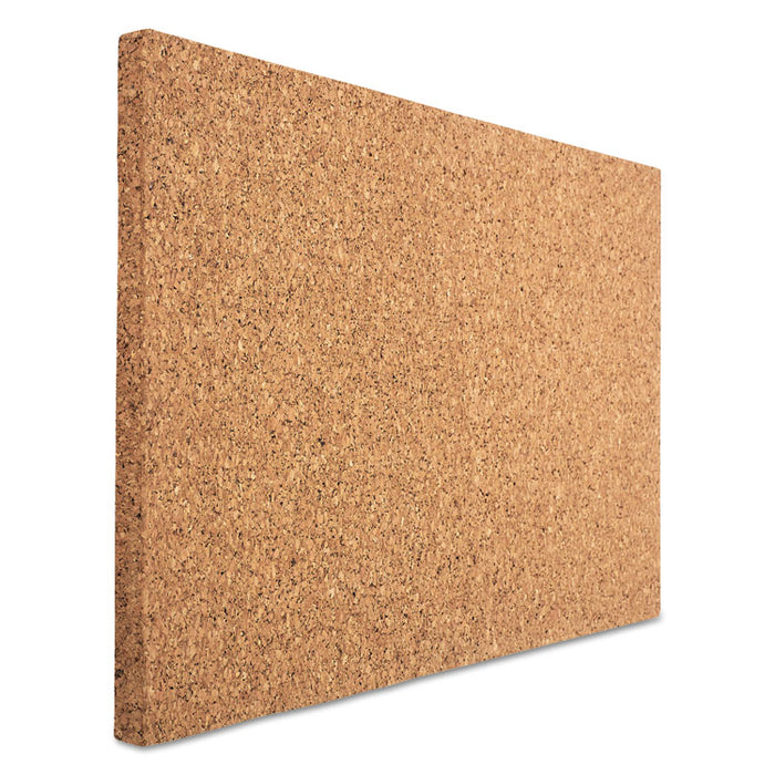 Designer Cork Bulletin Board, 24" x 38", Natural