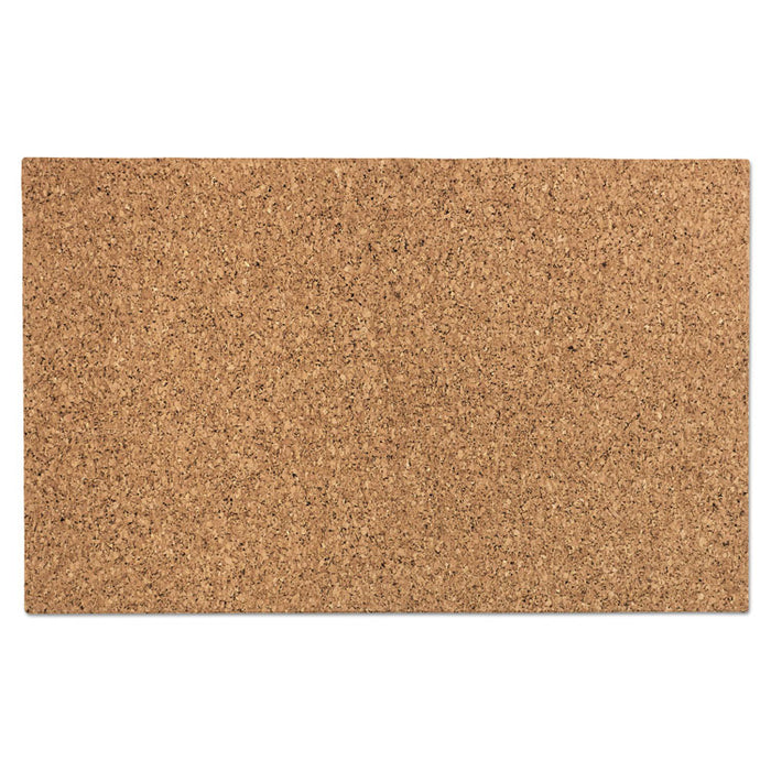 Designer Cork Bulletin Board, 24" x 38", Natural