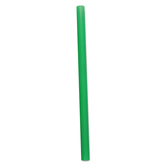 Unwrapped Colossal Straws, 8 1/2", Blue, Green, Pink, Purple, 4000/Carton
