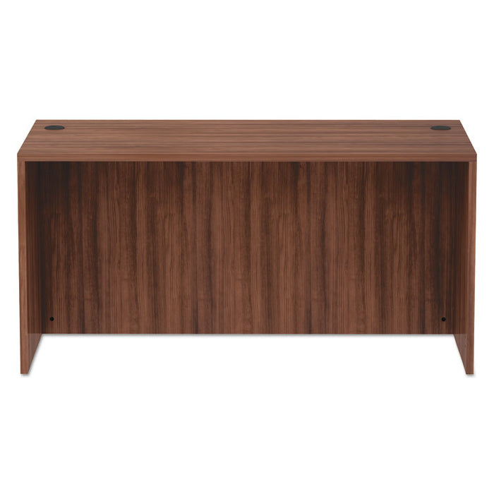 Alera Valencia Series Straight Front Desk Shell, 59.13" x 29.5" x 29.63", Modern Walnut