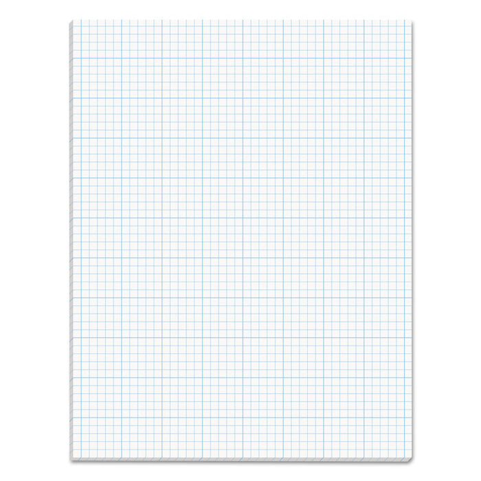 Cross Section Pads, 5 sq/in Quadrille Rule, 8.5 x 11, White, 50 Sheets