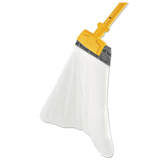 Spill Mop Pads, White, 10/Box