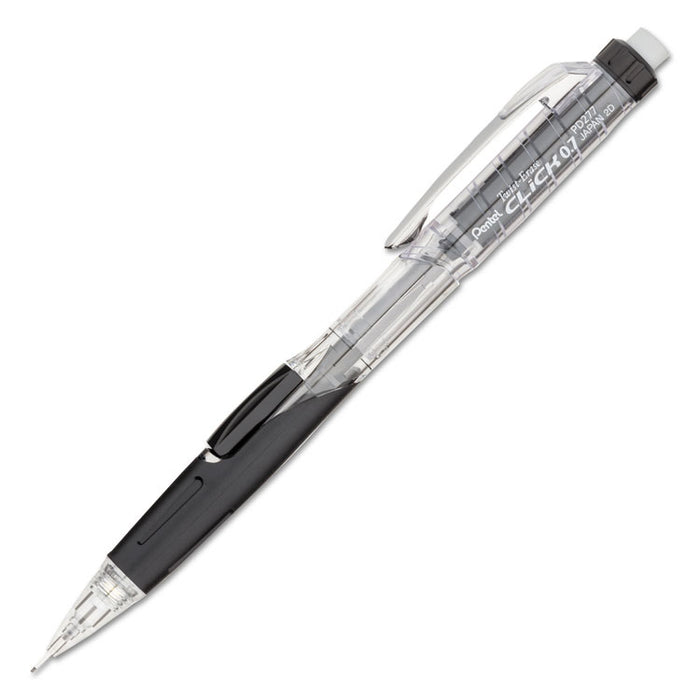 Twist-Erase CLICK Mechanical Pencil, 0.7 mm, HB (#2.5), Black Lead, Black Barrel