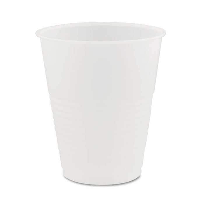 High-Impact Polystyrene Squat Cold Cups, 12 oz, Translucent, 50/Pack