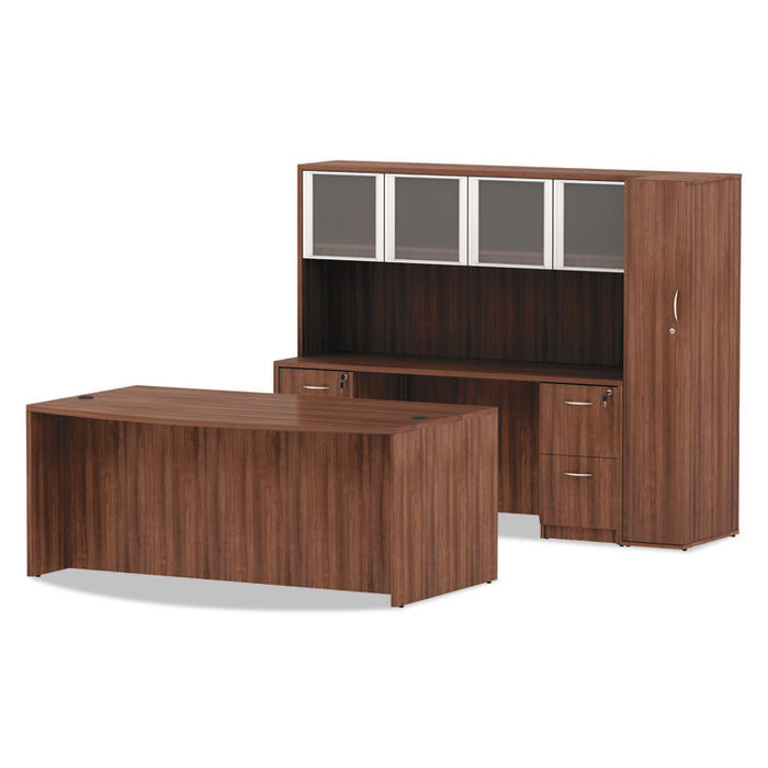 Alera Valencia Series Credenza Shell, 70.88w x 23.63d x 29.5h, Modern Walnut