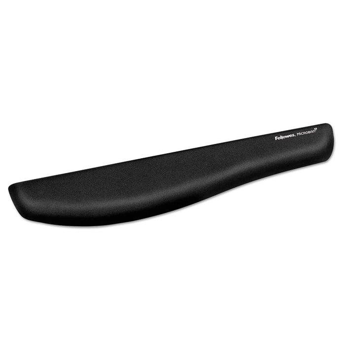 PlushTouch Keyboard Wrist Rest, Foam, Black, 18 1/8 x 3-3/16