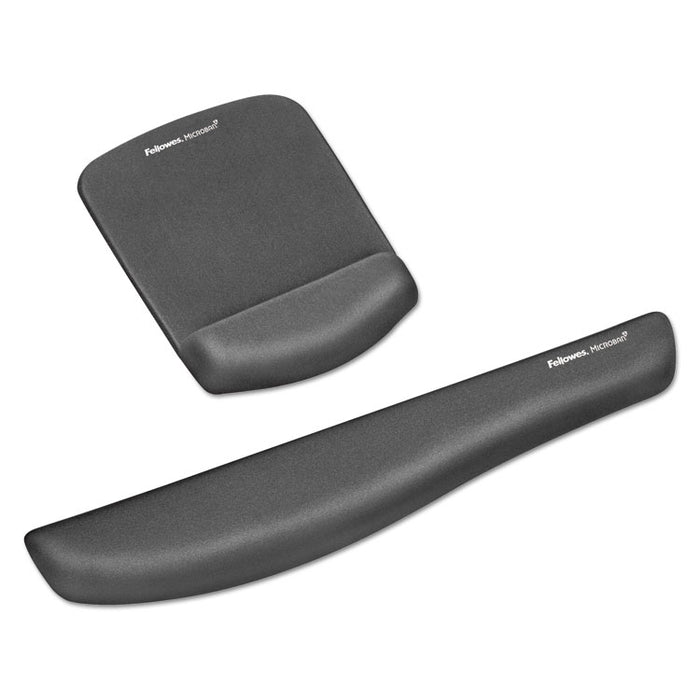 PlushTouch Keyboard Wrist Rest, 18.12 x 3.18, Graphite