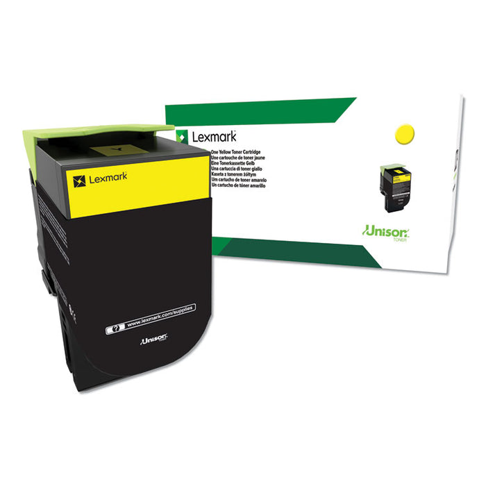 C544X4YG Return Program Extra High-Yield Toner, 4,000 Page-Yield, Yellow