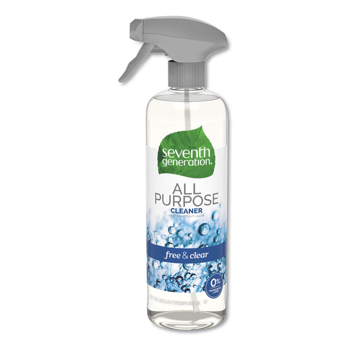 Natural All-Purpose Cleaner, Free and Clear/Unscented, 23 oz Trigger Spray Bottle