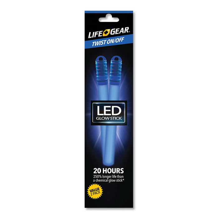 LED Reusable Glow Stick, 3 AG13 Batteries (Included), Assorted