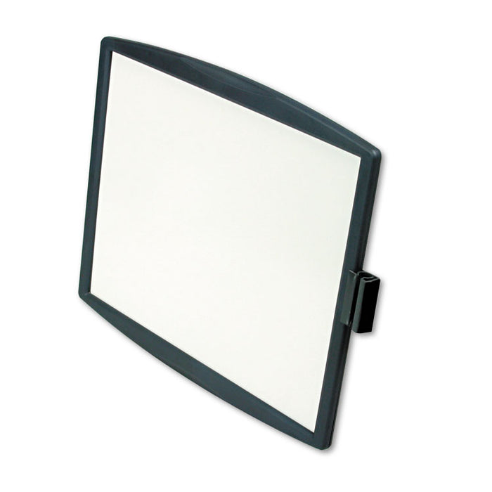 Partition Additions Dry Erase Board, 15.38 x 13.25, Dark Graphite Frame